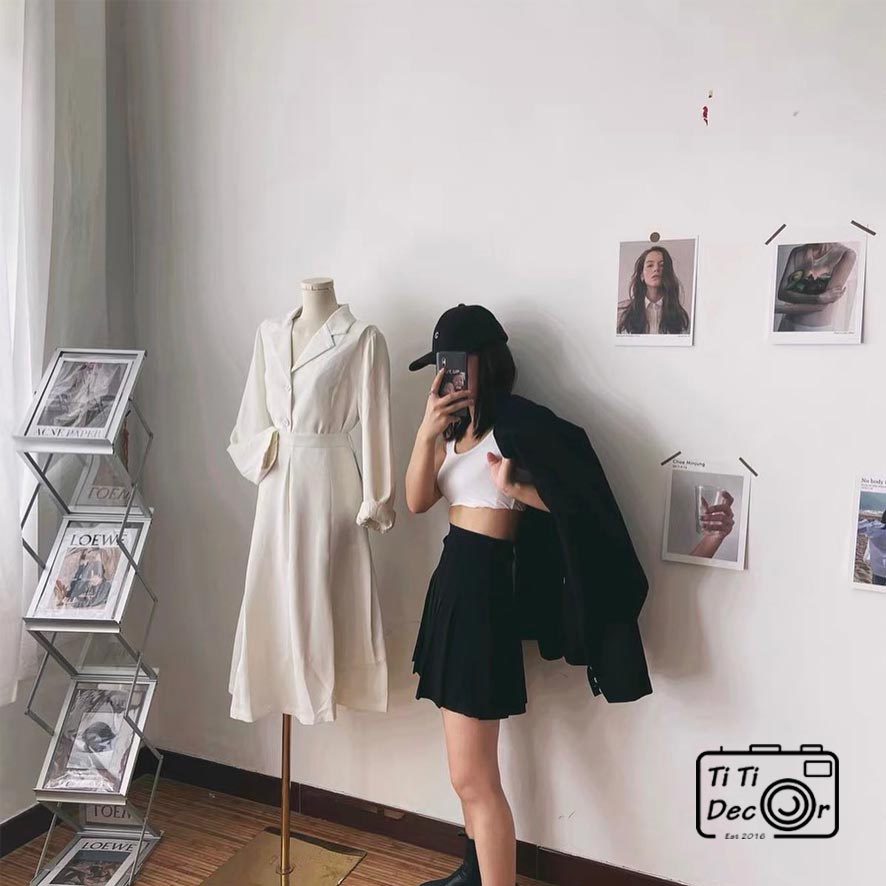 Kệ Ziczac Tặng Bìa Tạp Chí TiTi Decor Kệ Gấp Đựng Tạp Chí, Giá Sách Decor Góc Bàn Làm Việc Phong Cách Hàn Quốc