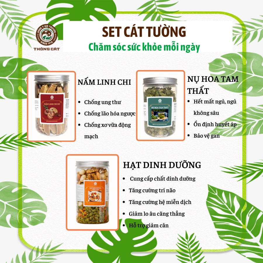 Combo dinh dưỡng gia đình Đông y gia truyền Thông Cát (Since 1918) - Biện pháp tăng cường sức khỏe cho cả gia đình