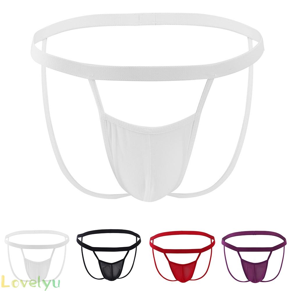 &lt;READY STOCK&gt;Sissy Men Bikini Briefs Thong Underwear Sexy Pouch Underpants Jockstrap Lingerie100% brand new！
