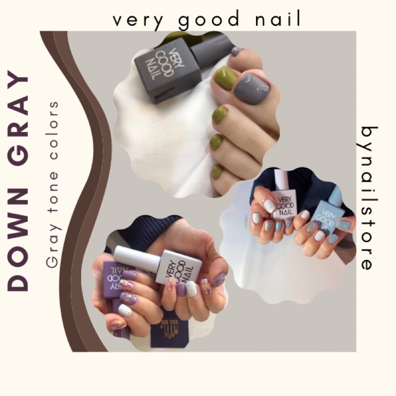 [Very good nail] Sơn gel cao cấp Hàn Quốc tone màu xám (1pcs)