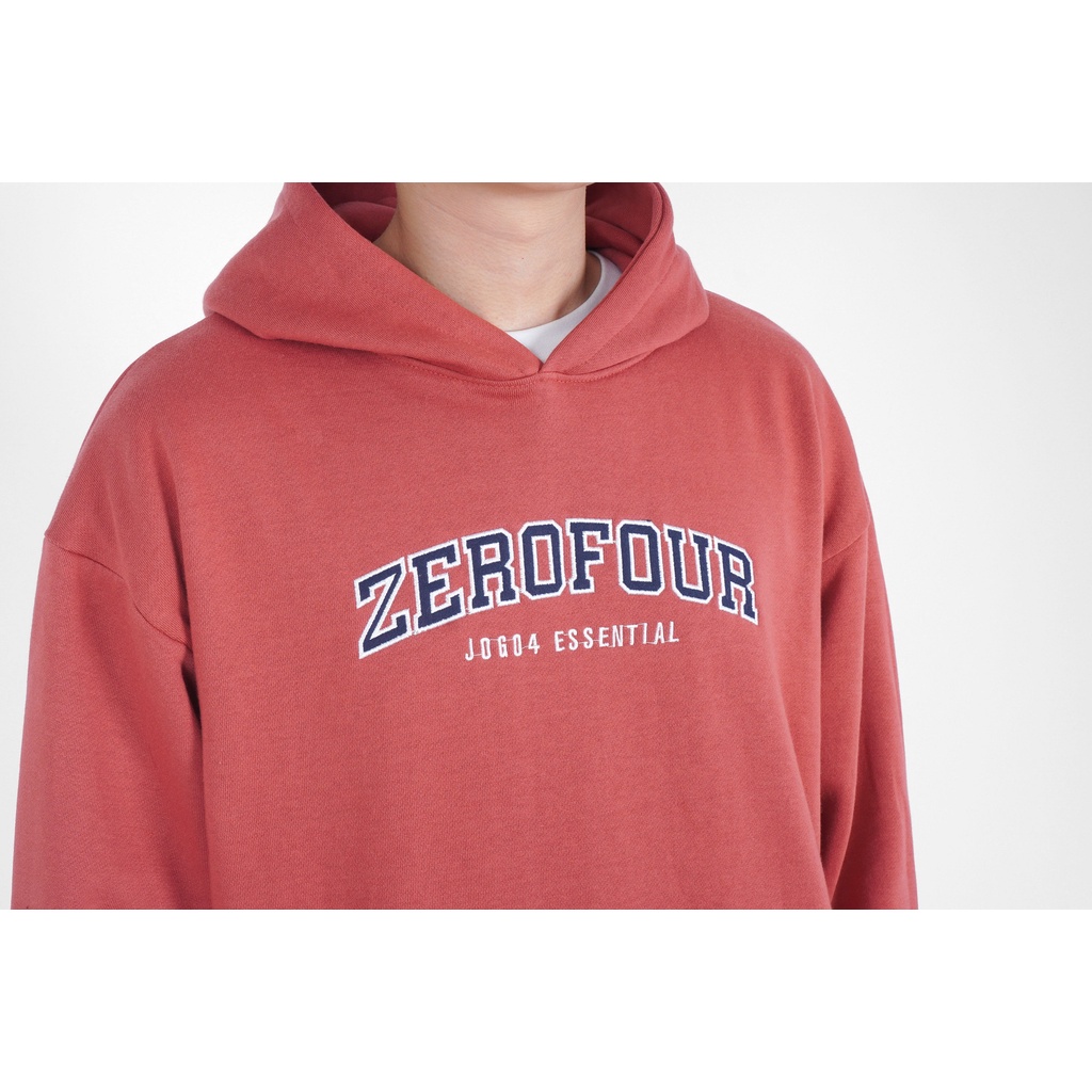 Áo Hoodie JOG04 - chất liệu thun nỉ 100% cotton , form dáng oversized ( hình thêu ZEROFOUR ) | BigBuy360 - bigbuy360.vn