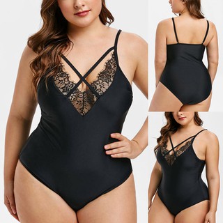 Đồ bơi bikini size lớn màu trơn cho nữ