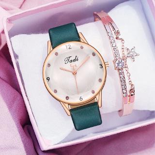 Đồng hồ dây da kiểu dáng thời trang cho nữ
