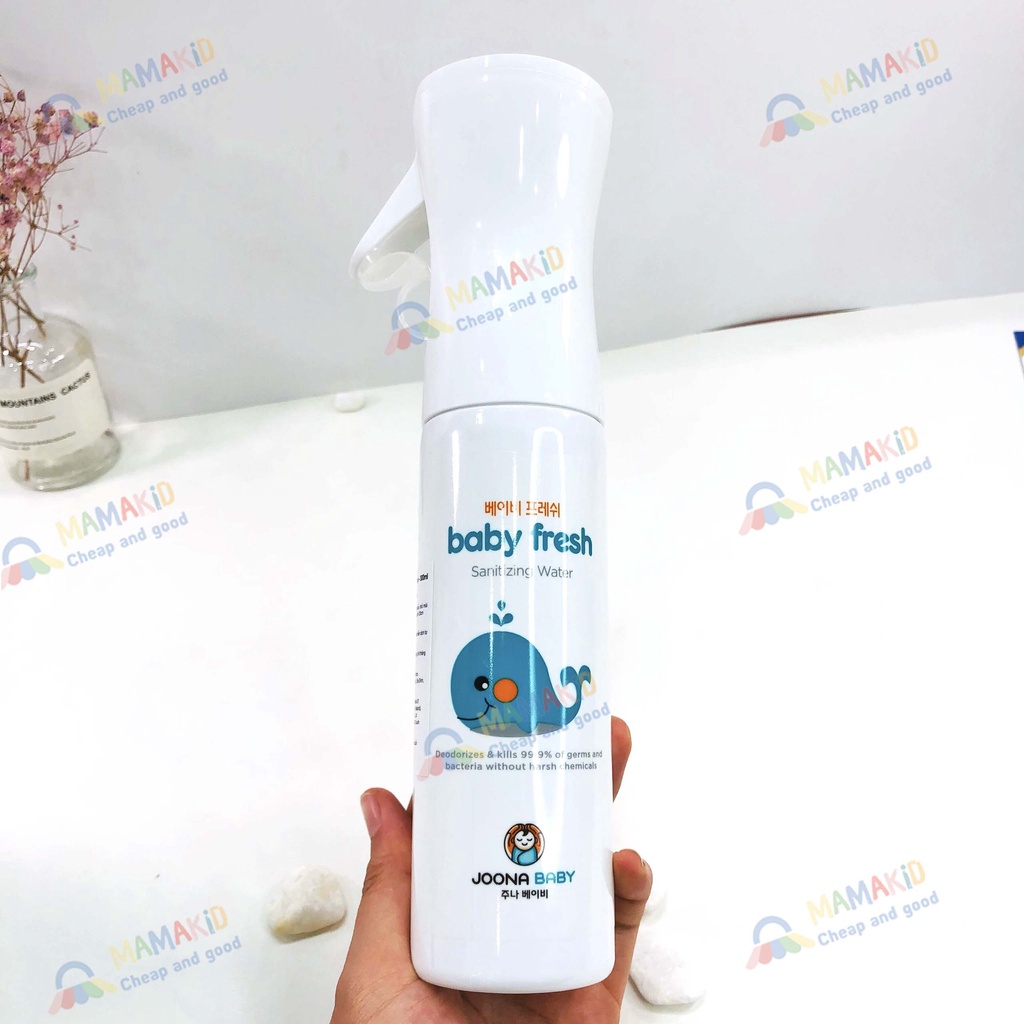 Xịt Diệt Khuẩn Khử Mùi Baby Fresh - JOONA BABY - an toàn cho trẻ từ sơ sinh