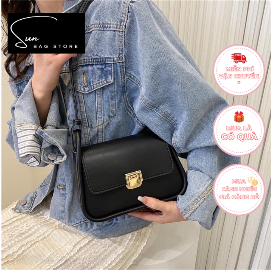 Túi xách nữ đeo chéo, đeo vai, túi cnk đi chơi, đi học, da đẹp, thời trang cao cấp size 22cm SB235