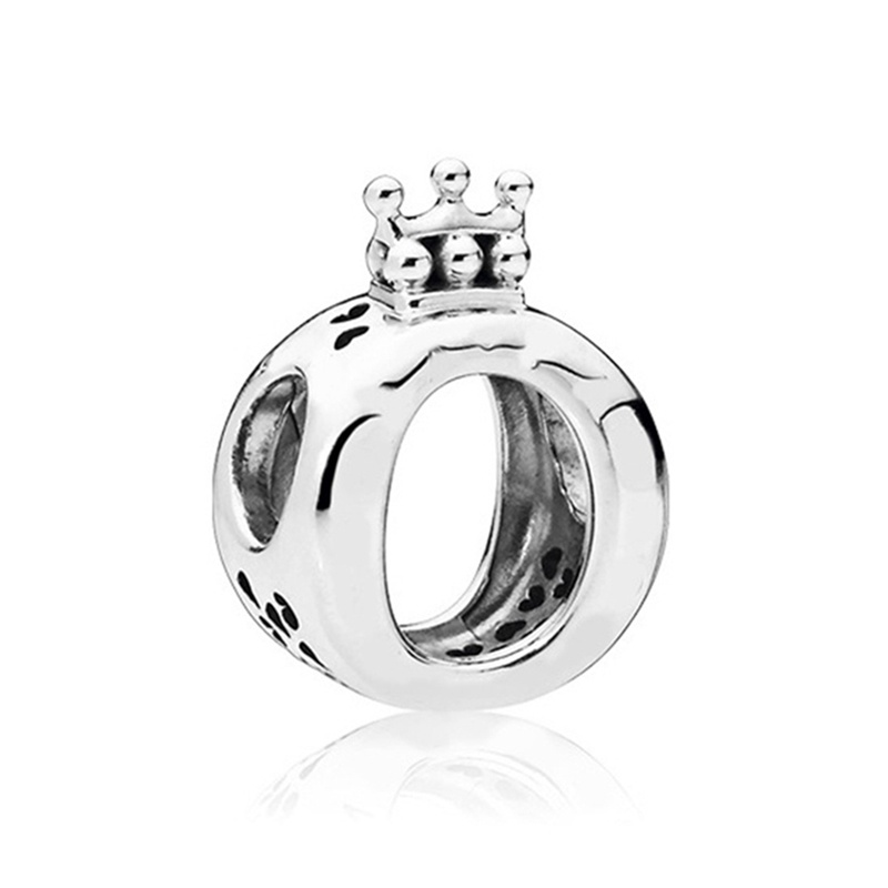 Hạt Charm Hình Vương Miện Màu Sắc Lấp Lánh Dùng Làm Vòng Tay / Dây Chuyền Cho Nam Và Nữ