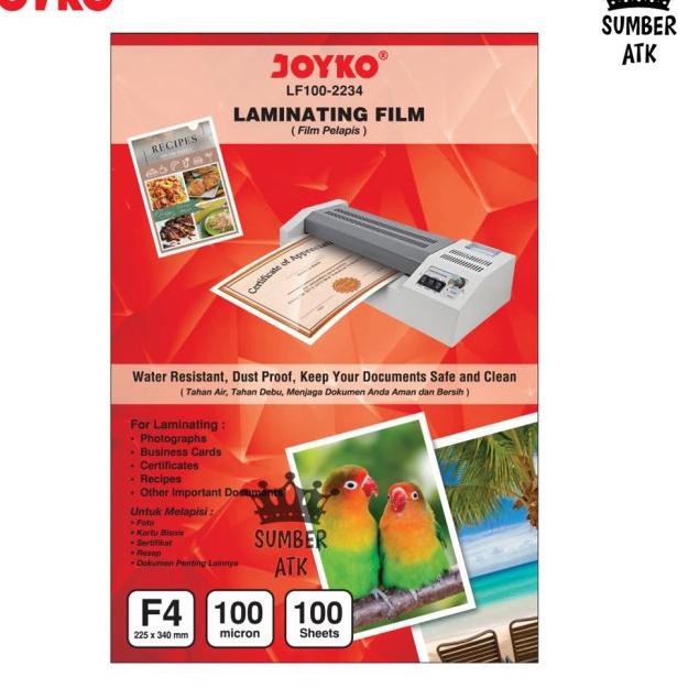 Phim Dán Bằng Nhựa Laminating Joyko Lf F4