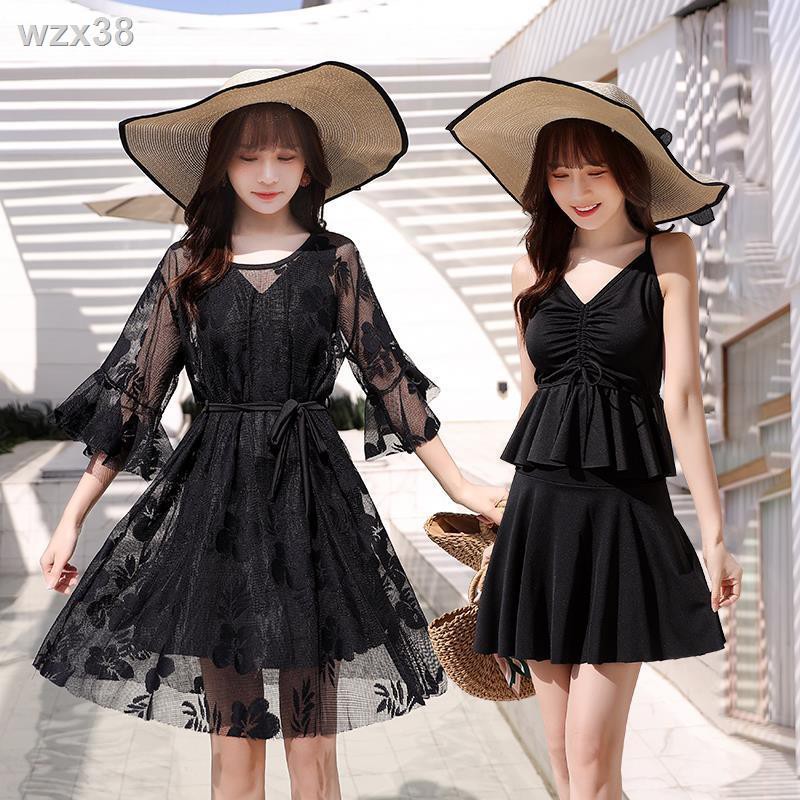 Áo tắm nữ Hàn Quốc Fan cổ tích sinh viên diện đồ xẻ tà gợi cảm ngâm mình trong suối nước nóng để che bụng vừa gầ | BigBuy360 - bigbuy360.vn