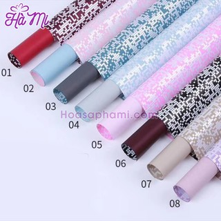 Giấy bóng gói hoa hai mặt xấp 20 tờ sỉ tphcm