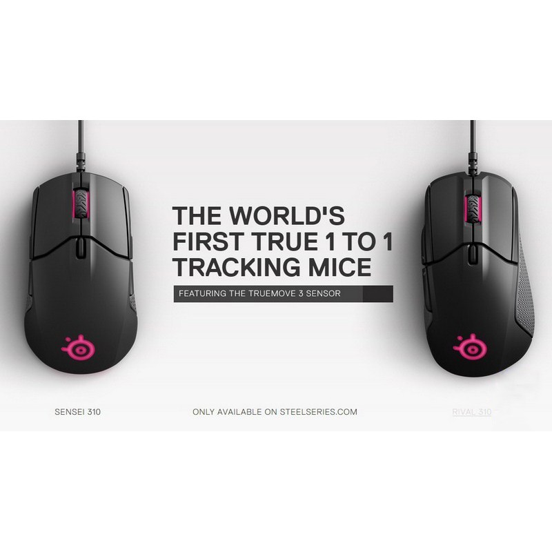 Chuột chơi game Steelseries Rival 310 RGB gaming mouse (100 -12000 in 100 CPI Increments)