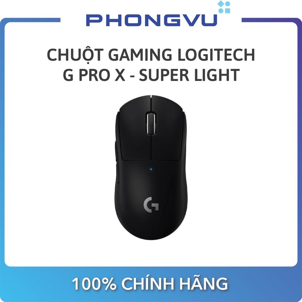 Chuột không dây gaming Logitech G Pro X - Super Light (Đen) - Bảo hành 24 tháng