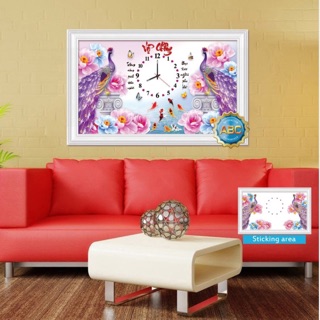 Tranh đính đá Tranh đính đá với vải nền sắc nét cùng đá 14 cạnh đa sắc mang sắc màu mới cho không gian nhà bạn