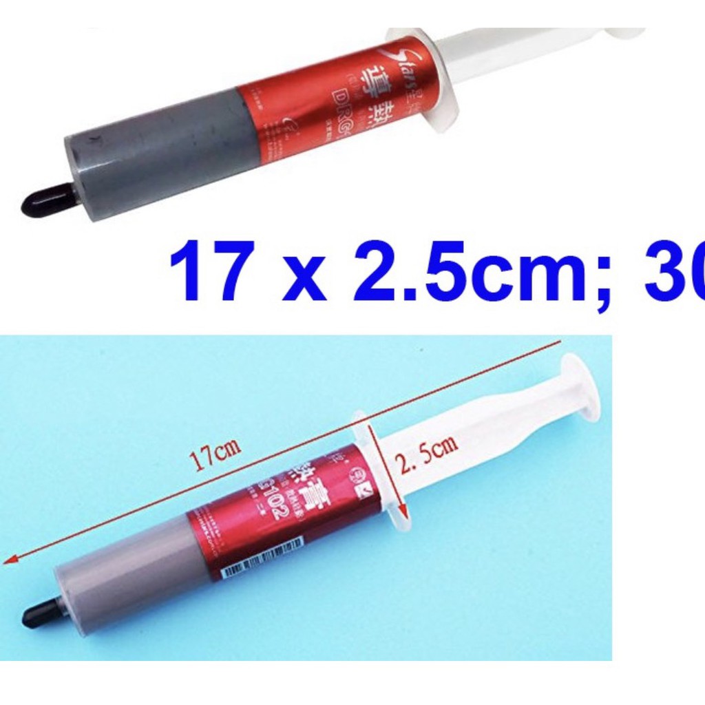 [Mã ELFLASH3 hoàn 10K xu đơn 20K] Keo giải nhiệt ống lớn Stars DRG102/Thermal Grease GY260