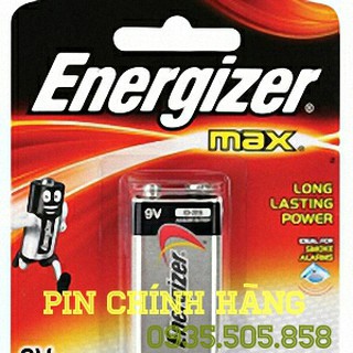 Pin vuông 9 vol Energize chính hãng