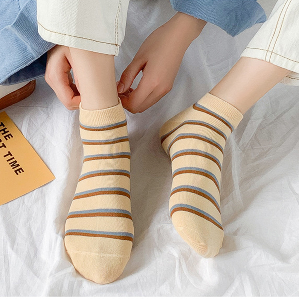 Tất Cổ Cao Kẻ Sọc Thời Trang Cao Cấp Cho Nữ