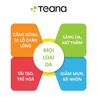 Combo Teana dưỡng trắng, căng bóng da (Peel Teana Blue Retinol + Serum Teana ASAP )