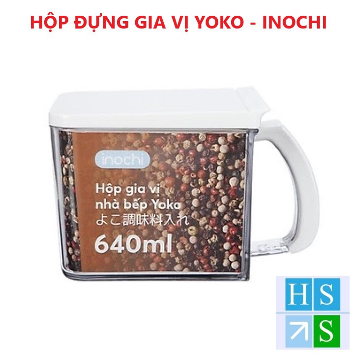 Hộp gia vị nhà bếp Yoko INOCHI - Công nghệ Nhật Bản sử dụng nhựa nguyên sinh cao cấp, an toàn sức khỏe - NPP HS Shop