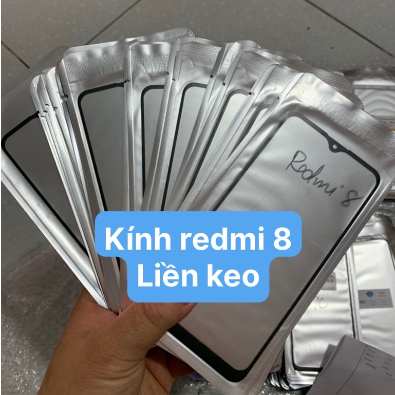 Kính Xiaomi Redmi 8 ( liền keo )
