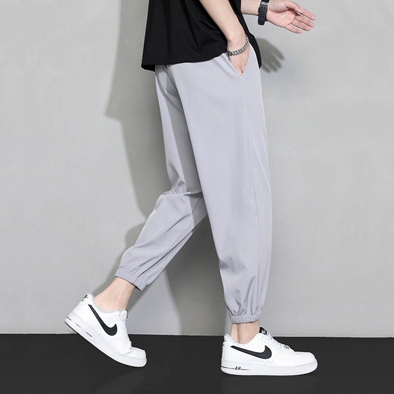 Quần Dài Thể Thao Dáng Suông Mau Khô Thời Trang Mùa Hè Cho Nam