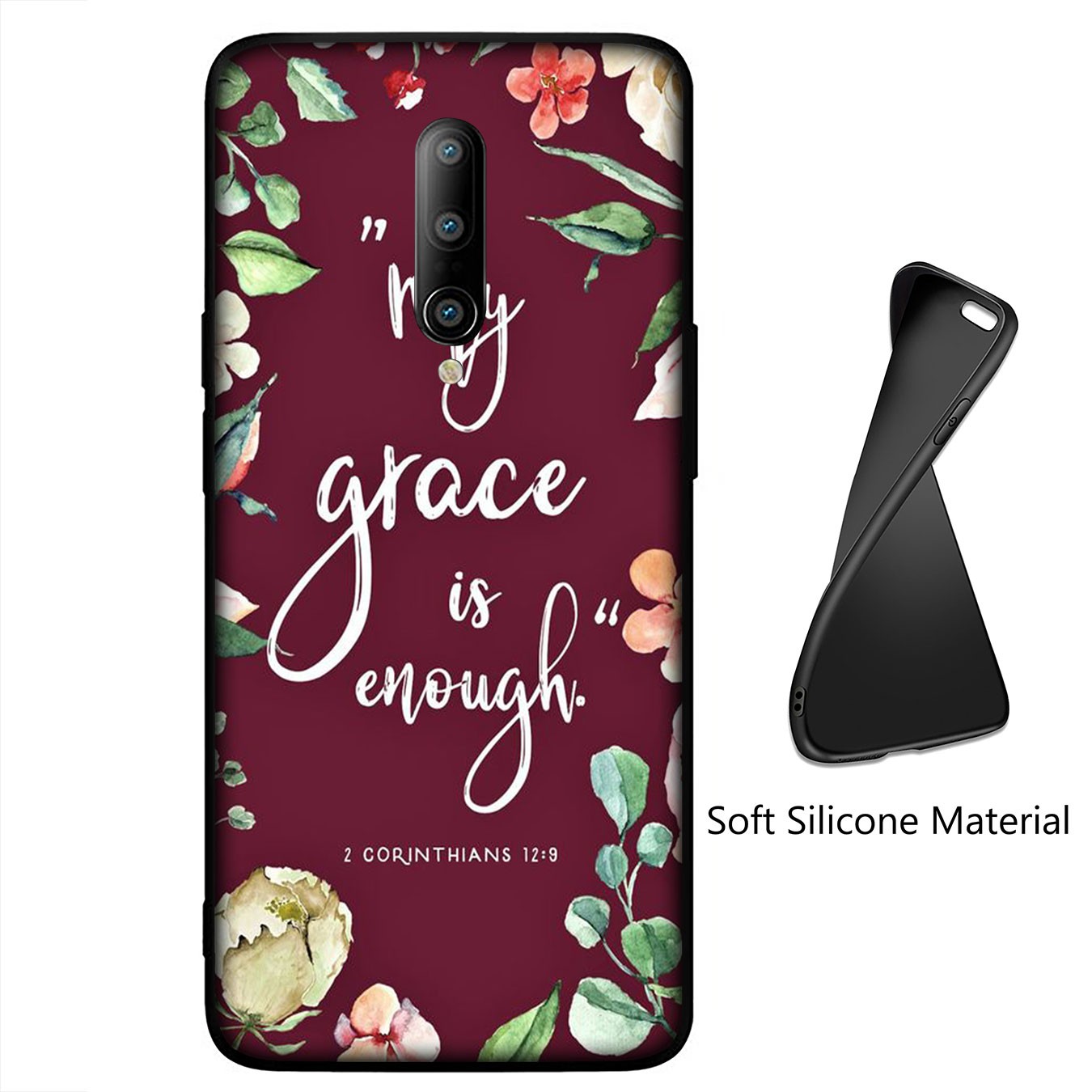 Samsung Galaxy S21 Ultra S8 Plus F62 M62 A2 A32 A52 A72 S21+ S8+ S21Plus Casing Soft Silicone Phone Case Bible Verse Cover