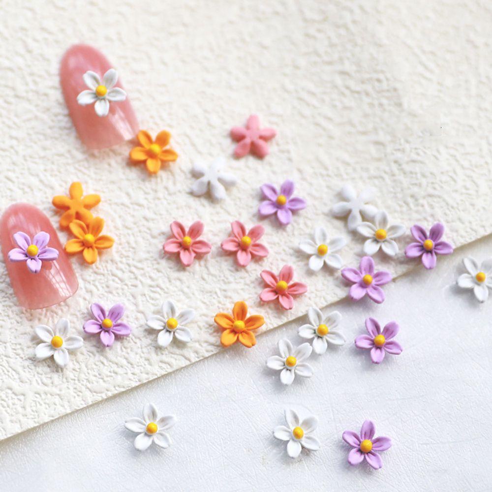 Phụ Kiện Trang Trí Móng Tay Nghệ Thuật Hình Hoa Lá Đẹp Mắt DIY