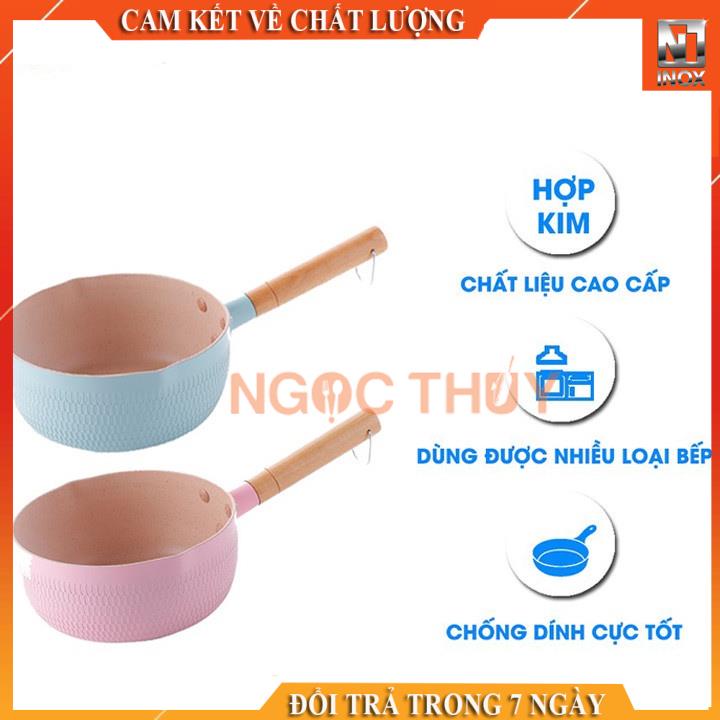 Chảo chống dính sâu lòng sử dụng bếp từ nhiều màu