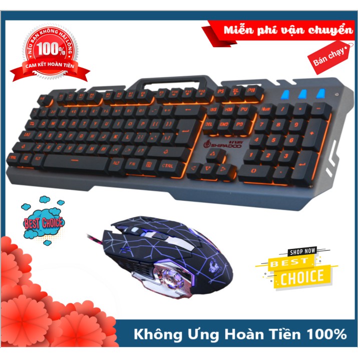 [GIÁ HỦY DIỆT] Bộ Phím T21 Và Chuột V5 Gaming Siêu Đẹp Đèn Led Cao Cấp | BigBuy360 - bigbuy360.vn