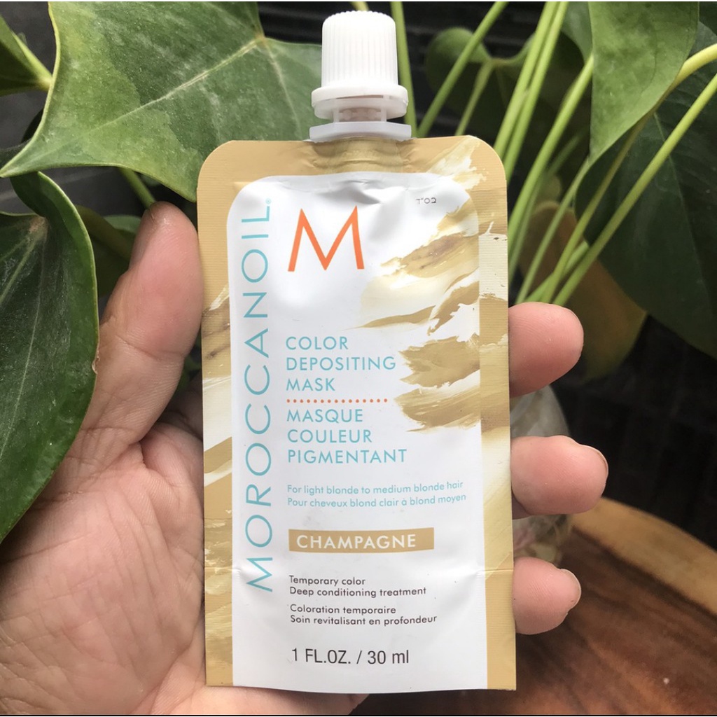 Best Seller🎋 Mặt Nạ Dưỡng Bổ Sung Hạt Màu Moroccanoil Color Depositing Mask 200ml