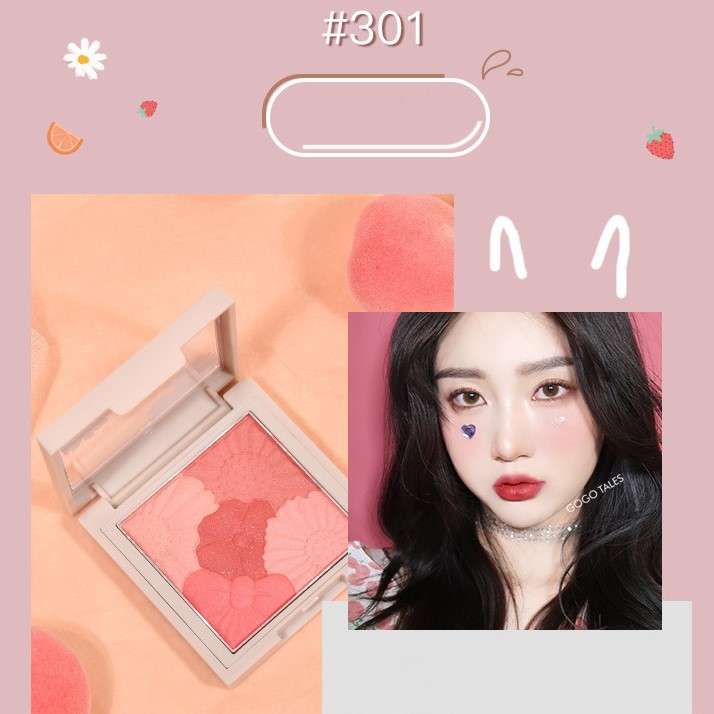 Phấn má GOGO TALES hoa cúc Hearbeat Pink Blush GT173 | BigBuy360 - bigbuy360.vn