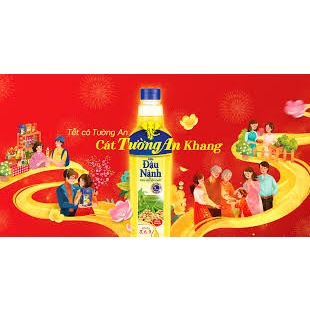 Dầu đậu nành Tường An dung tích 1 lít
