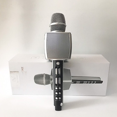 Micro Karaoke Bluetooth cao cấp Su-YoSD YS-92 chính hãng bass trầm ấm, micro không dây hát karaoke kèm loa bluetooth