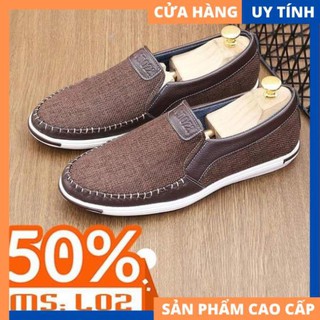 GIÀY LƯỜI NAM VẢY BỐ CÓ 4 MÀU (L02) [HÀNG CAO CẤP]