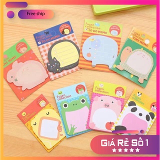 Giấy Nhớ Giấy Ghi Nhớ Giấy Ghi Chú Giấy Note Động Vật Dễ Thương Siêu Cute phukienvppbinhduong0