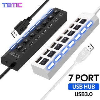 Đầu chia 4/ 7 cổng usb 3.0/ 2.0 tbtic cho laptop / máy tính bảng