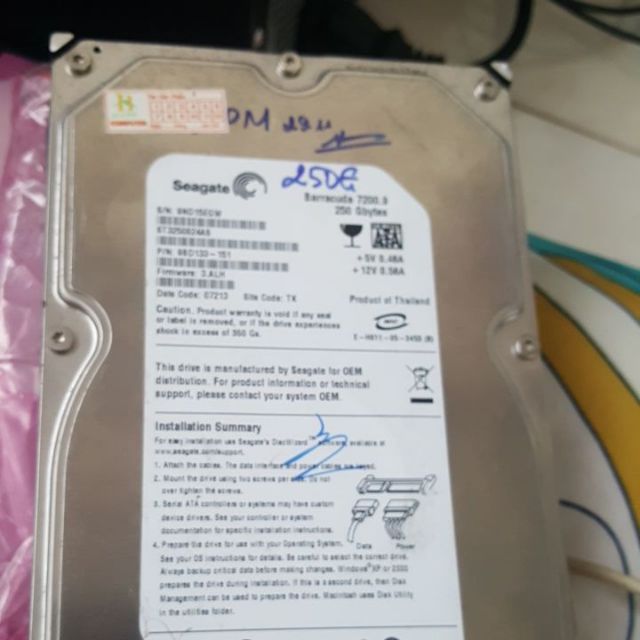 Ổ cứng hdd seagate 250g | BigBuy360 - bigbuy360.vn