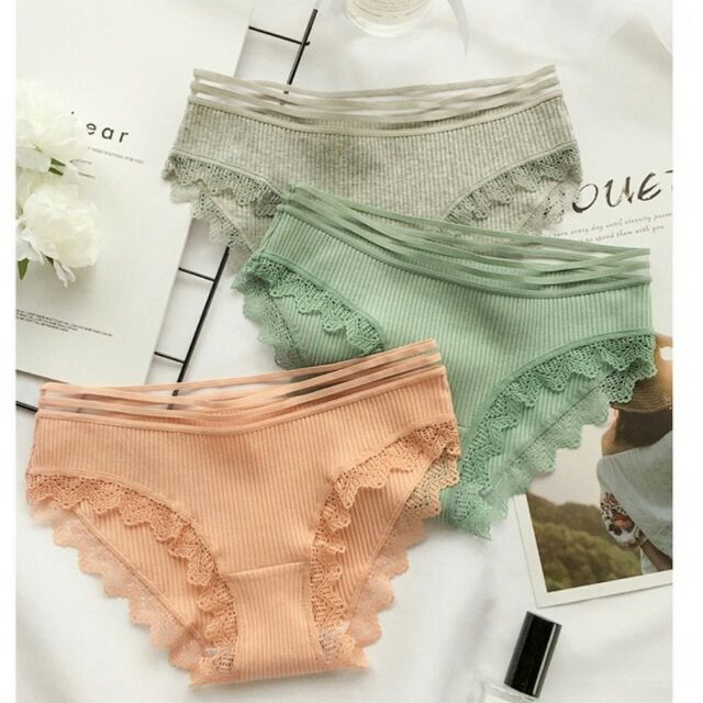 Quần Lót Sợi Tre Viền Ren Pastel | BigBuy360 - bigbuy360.vn