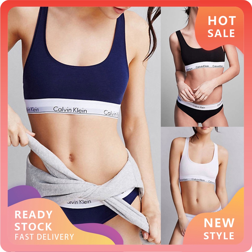Mới Bộ Đồ ck Lót Thể Thao 2 Món In Chữ Quyến Rũ Cho Nữ