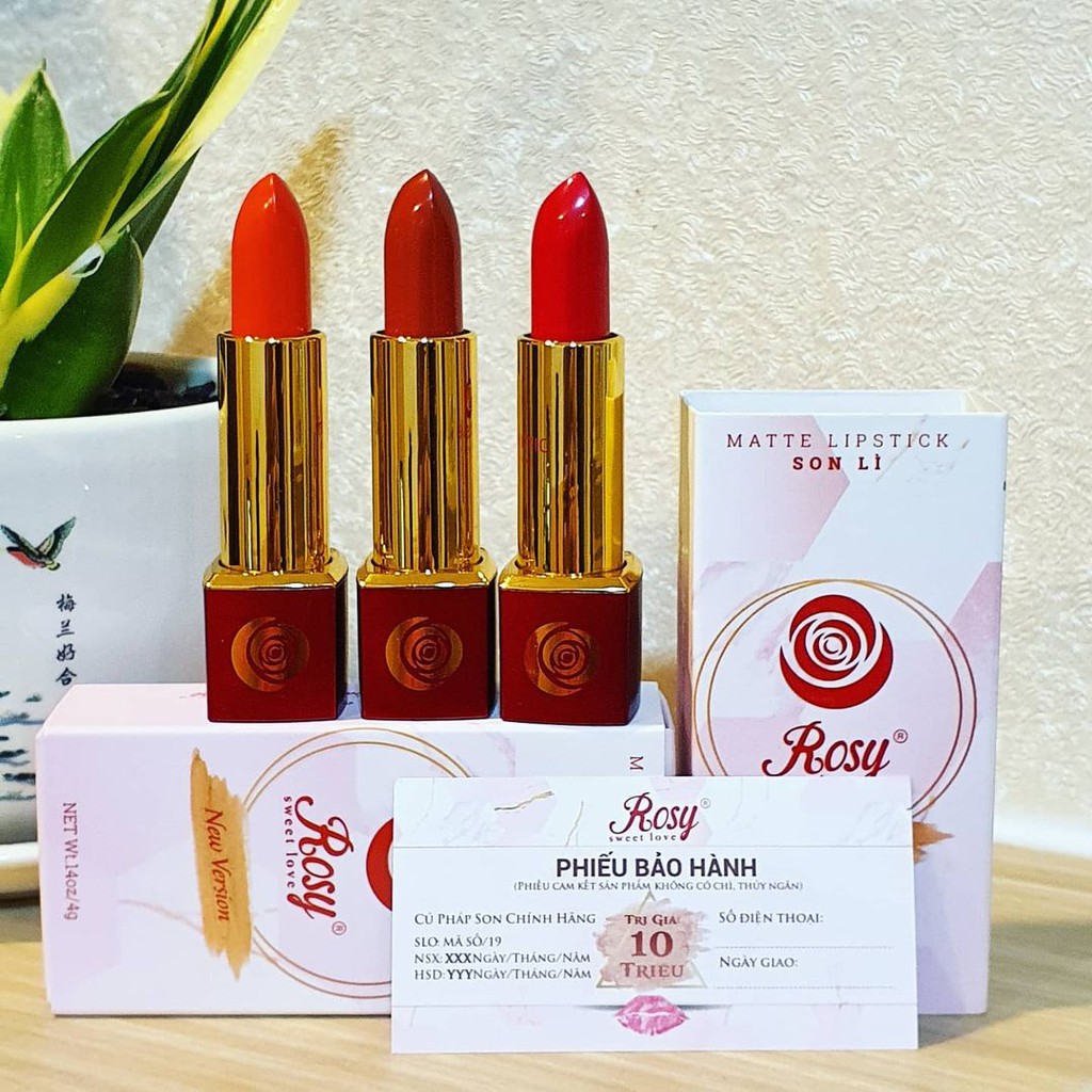 Son Lì Organic Không Chì Kháng Nước Rosy sweet love | BigBuy360 - bigbuy360.vn