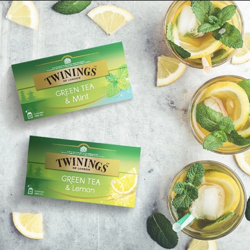 Trà Twinings Green tea & mint - trà xanh bạc hà