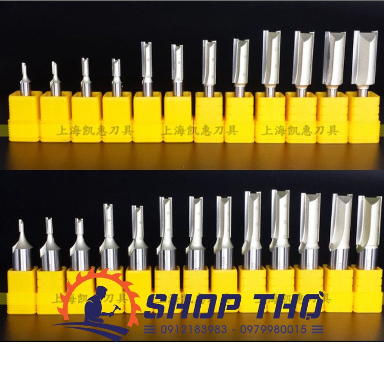 Mũi phay đánh rãnh ARDEN 0114 cốt 6.35 từ 3-15mm