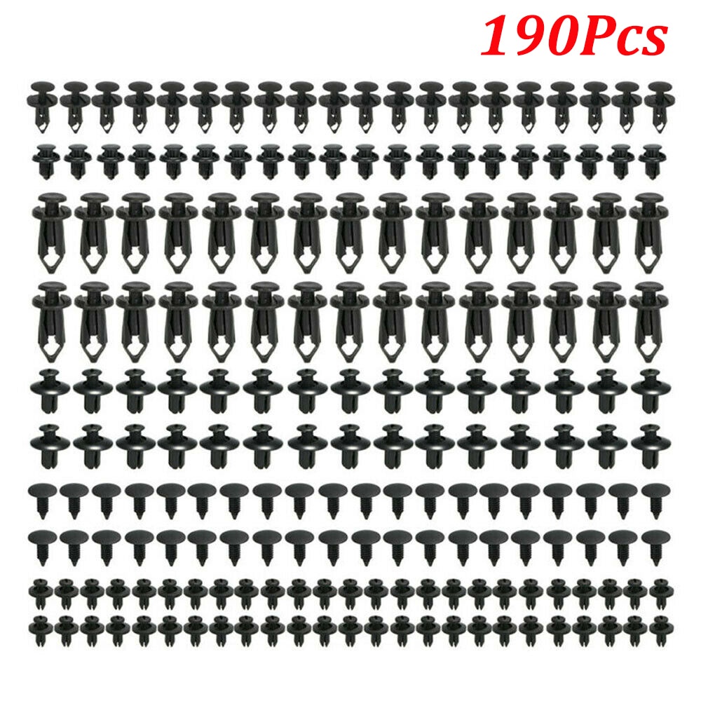 Set 190 kẹp đinh tán nhựa 6 kích cỡ cho nissan bmw toyota honda city jazz perodua myvi viva axia proton x70