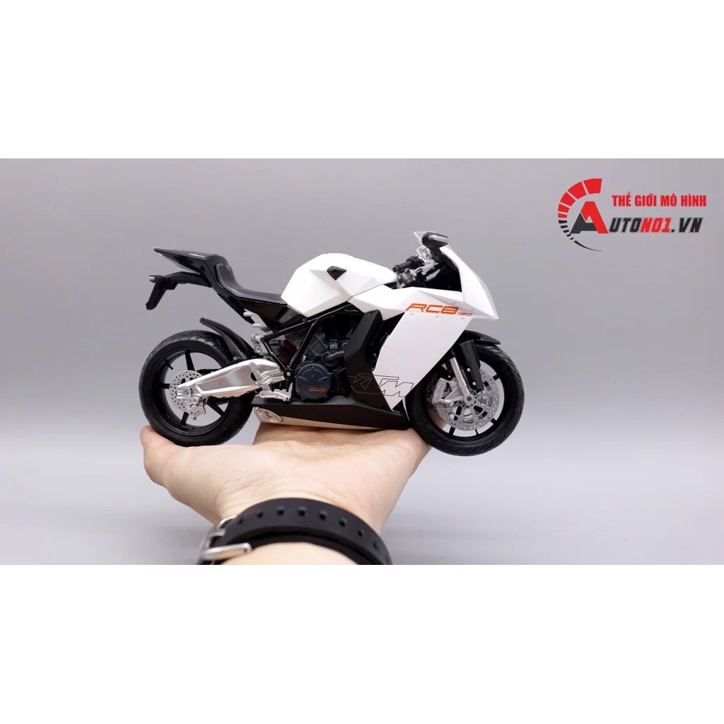 MÔ HÌNH XE KTM RC8 WHITE 1:12 JOYCITY 6804