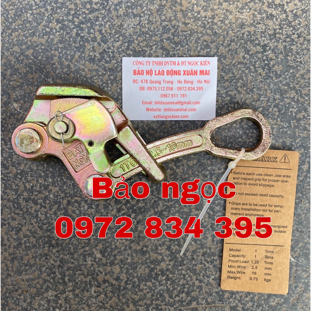 cóc kẹp cáp,cóc ngậm cáp 1 tấn