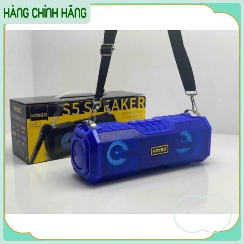 Loa karaoke bluetooth kimiso KMS S5 Chính Hãng, Âm thanh trầm sống động cho laptop pc Chính Hãng BH 12 tháng