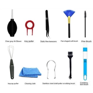 Mechanical Keyboard Cleaning Tool Set Mechanical Keyboard Key Puller Laptop Cleaning Sludge Cleaning and Disassembly Steel Wire Keycap Switch Puller Device