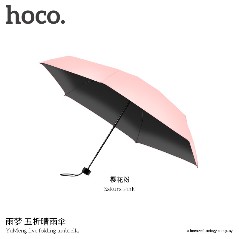 Ô dù che mưa nắng HOCO YuMeng five folding umbrella