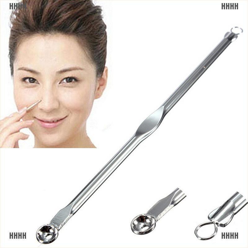 (Hàng Mới Về) Dụng Cụ Nặn Mụn Đầu Đen Bằng Thép Không