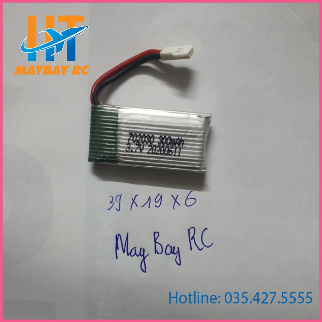 Pin lipo 3.7v 300mAh cho flycam , máy bay mini.....