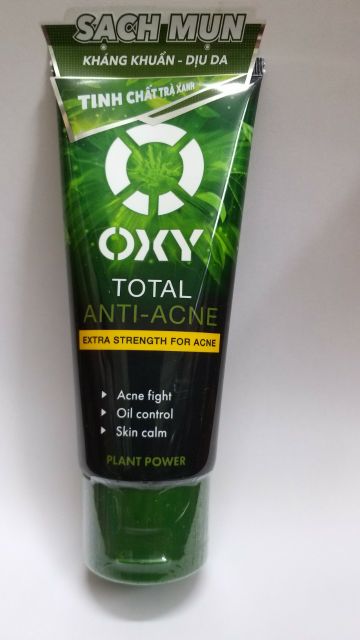 Sữa rửa mặt Oxy Tút sáng da, Sạch bã nhờn, ngừa khuẩn mụn, làm dịu da 100g