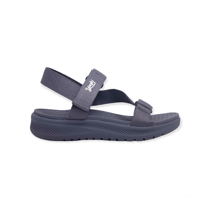 Giày Sandal Quai Chéo YANKI màu Xám Tro - YK270XT